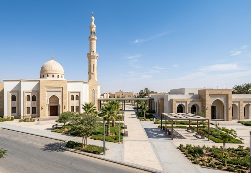 بناء مساجد ومرافق عامة بالرياض